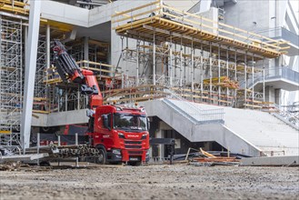 Construction site MHPArena Stuttgart. The venue of Bundesliga club VfB Stuttgart is being made fit for the UEFA European Championships euro 2024 at a cost of around 130 million euros