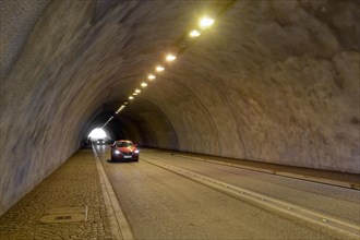 Tunnel of the state road 96 at the Rappbode dam