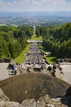 View from the Hercules Building of the Cascades and Wilhelmshoehe Palace