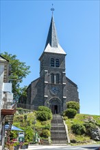 Church Saint-Sebastien of Saint-Genes-Champespe village