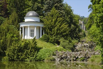 Jussow Temple at the Fontaine Pond