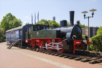 Old railway on the grounds of the Starlight Express