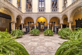 Patio of the Palace and Museum Palacio de la Condesa de Lebrija in Seville