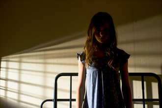 Adolescent girl with depression