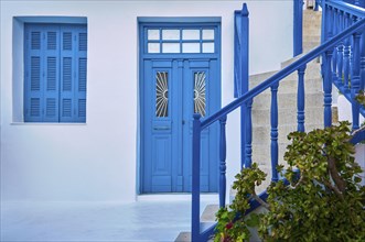 Traditional Greek doorstep