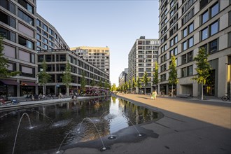 Europaallee with modern high-rise buildings