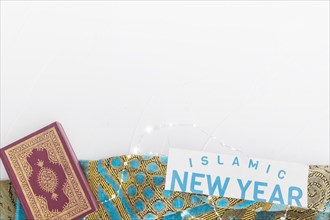 Islamic new year words koran tablecloth