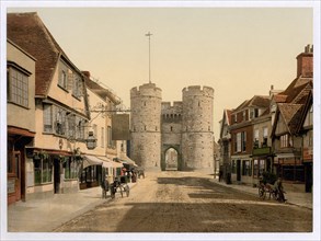 Gate at Canterbury in the County of Kent in the South East of England
