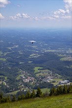 Paraglider and hang glider launch site at Schoeckl