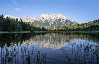 Zugspitze reflected in