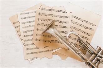 Brass trumpet sheet music