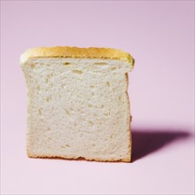 Slice bread with color background