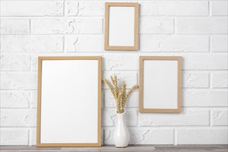 Blank frame collection wall vase