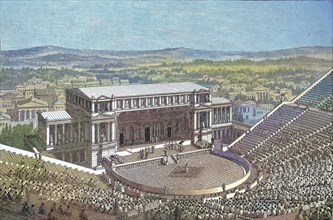 The Dionysus Theatre in Athens was the most important theatre of Greek antiquity