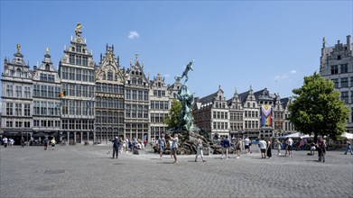 Grote Markt with Brabo Fountain