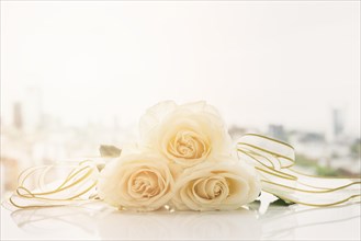 Wedding still life with roses