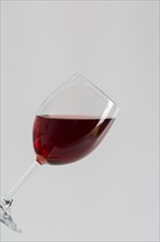 Minimalist tasty red wine glass