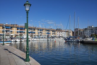 Porto Mandracchio marina in the old town of Grado
