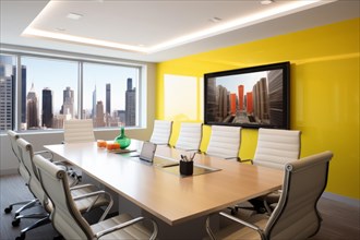 Meeting room in a modern office building