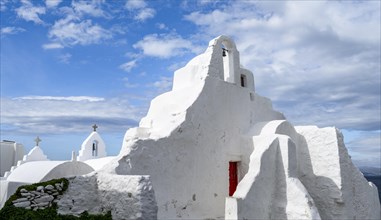 White Cycladic Greek Orthodox Church