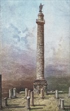 Trajan's Column in Rome in its present state