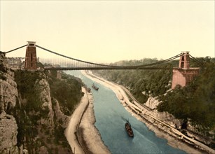 Clifton Suspension Bridge is a chain bridge over the River Avon in Bristol in South West England