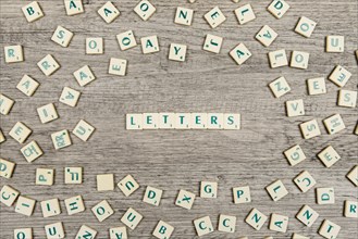 Letters forming word letters