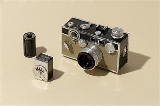 Vintage camera composition