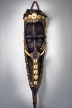 Wooden mask from the Sepik region