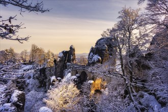 Winter in Saxon Switzerland
