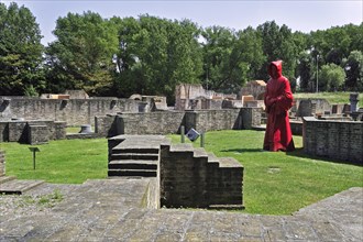 Archaeological site of the Cistercian Our Lady of the Dunes abbey at the Ten Duinen museum