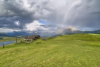 Edelweiss hut on the Alpe di Siusi