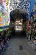 Graffiti alley in Ghent
