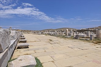 Agora of the ancient city of Delos