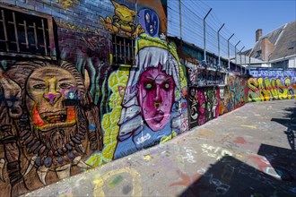 Graffiti alley in Ghent