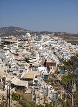 View of town of Fira