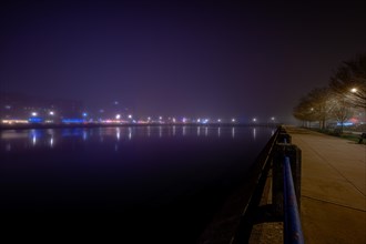 Foggy night in Sheepshead Bay