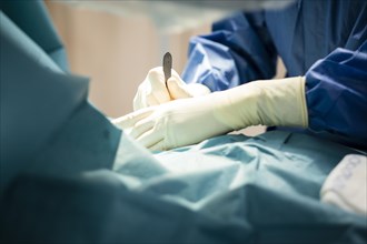 Surgery in a hospital