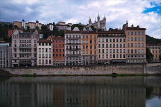 Old town on the Saone