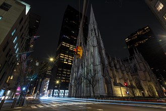 Fifth Avenue at the St Patrick's Cathedral