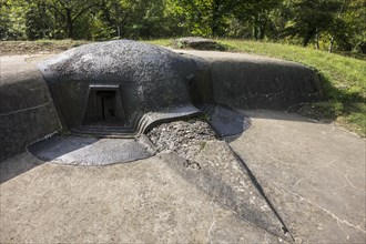 First World War One machine gun bunker type Casemate Pamard of Fort de Souville