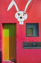 Colourful facade