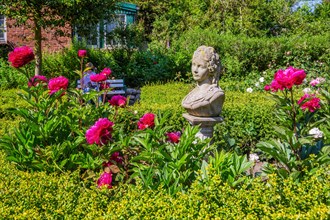 Sculpture in the Rose Garden