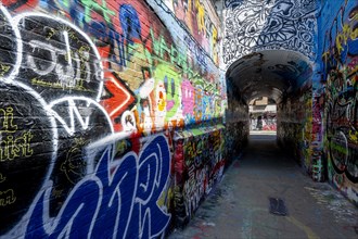Graffiti alley in Ghent