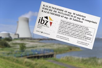 Doel nuclear power plant and iodide tablets to protect Belgian residents from radioactive fall-out in the event of an accident or leak in Belgium