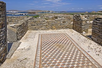 Mosaic floor of the ancient city of Delos