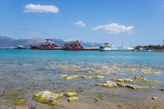 Ferries in the port of Elafonissos