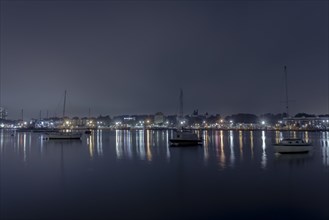 Foggy night at Sheepshead Bay
