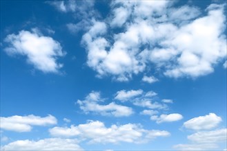 Clouds Altocumulus under blue sky