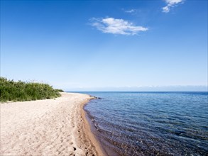 Beach at Lake Issyk-Kul